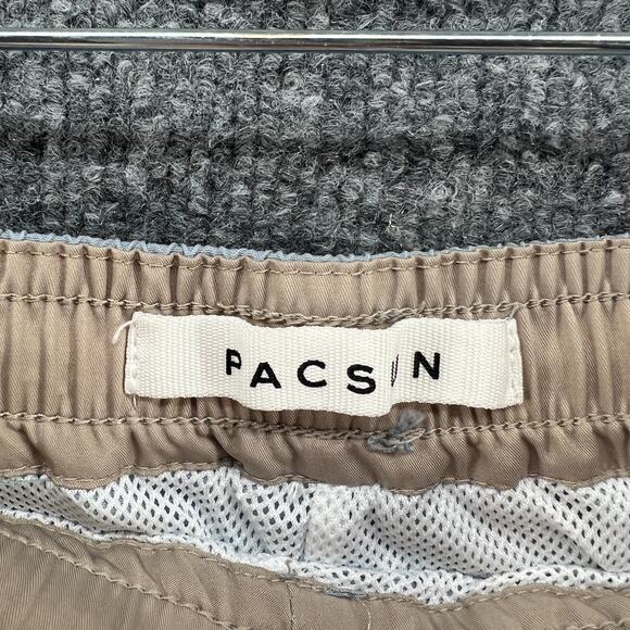 Pacsun Swim Trunks Board Shorts Mens Medium Blue Comfort Beach Stretch Lined - Picture 4 of 8